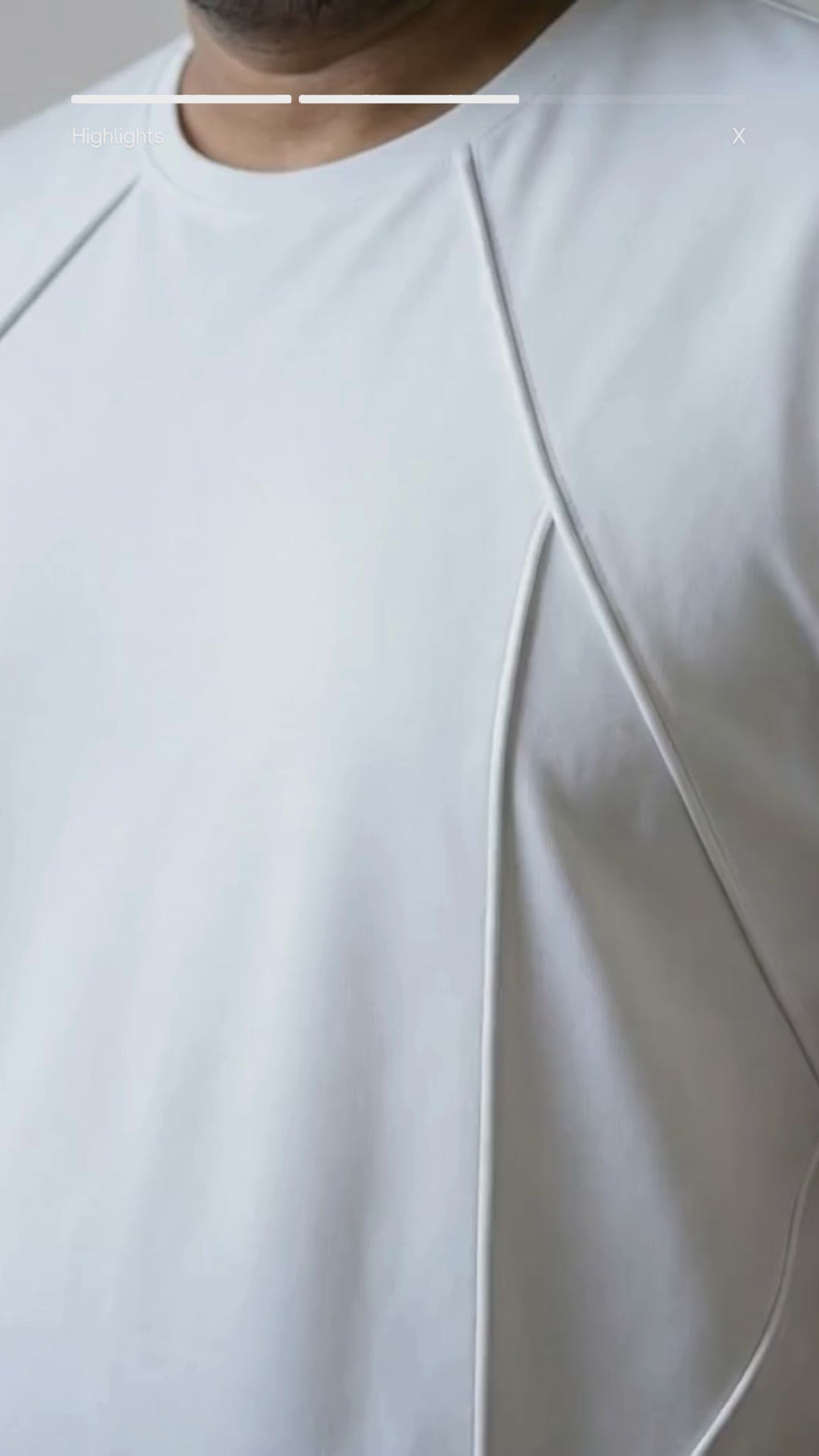 Structured Tee  - Ecru White | Premium Fit T-Shirt for Men | Vanguard